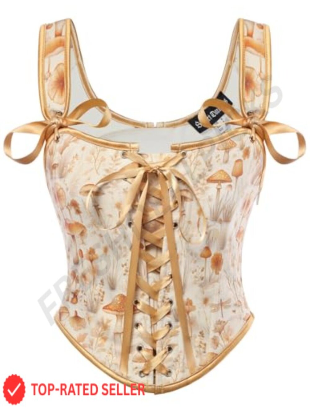 Renaissance Corset Top Lace-Up Bustier for Women